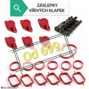 Zaslepení vířivých klapek