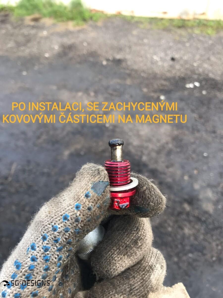 Magnetický šroub pro vypouštění oleje BMW, MERCEDES BENZ M12x1.5 - Obrázek 4