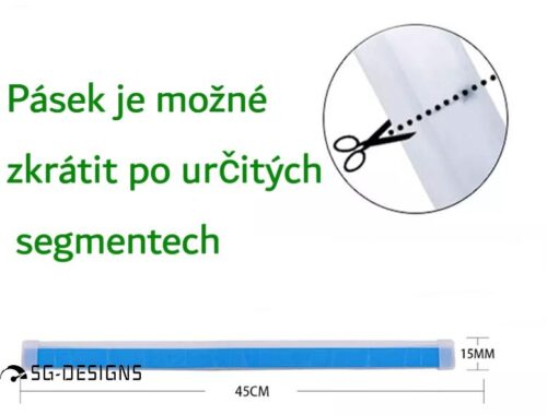 LED denní svícení - led flexi pásek univerzální 30 cm - sada 2 kusy - Image 4