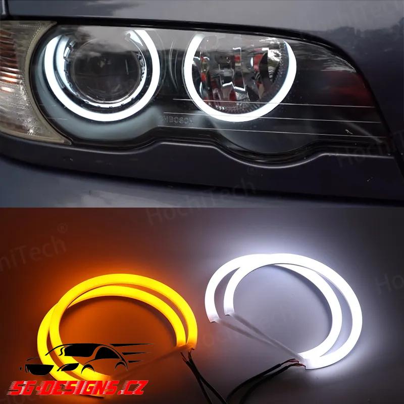 COTTON Angel Eyes kroužky BMW E36 E38 E39 E46 xen + blinkr - Obrázek 4