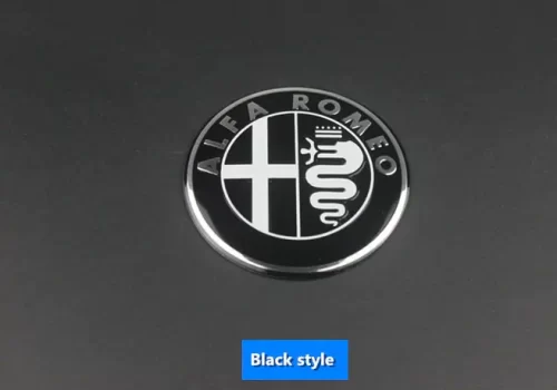 Znak Alfa Romeo do volantu - 40mm černá a bílá - Image 3