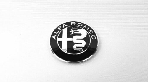 Znak Alfa Romeo do volantu - 40mm černá a bílá - Image 2