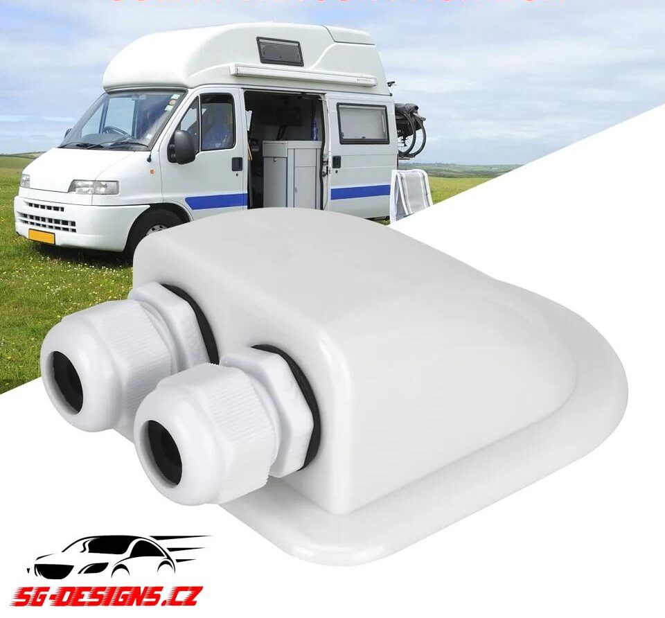 Kabelová průchodka pro karavan