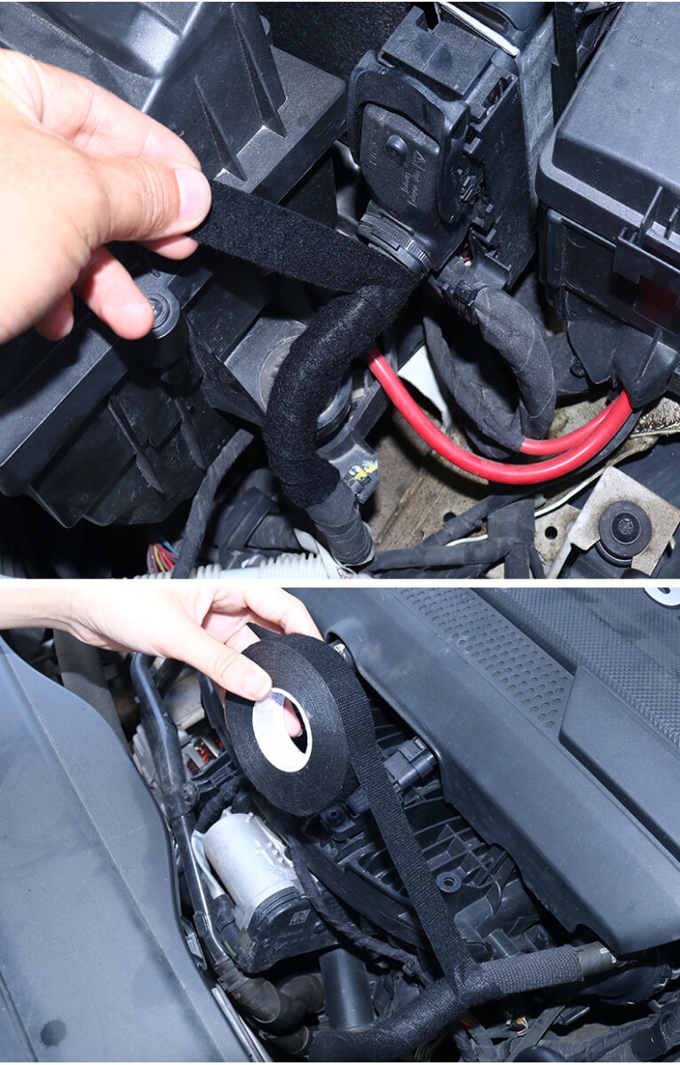 Textilní izolační páska na kabeláž – tepelně odolná - auto, karavan.. - Obrázek 4